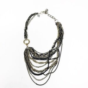 Sequin NYC Multi-Chain Layered Necklace